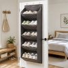 6-tier over-the-door shoe organizer for bedroom