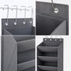 6-tier over-the-door shoe organizer pocket detail