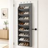 8-tier over-the-door shoe organizer