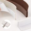 Door draft stopper strip detail