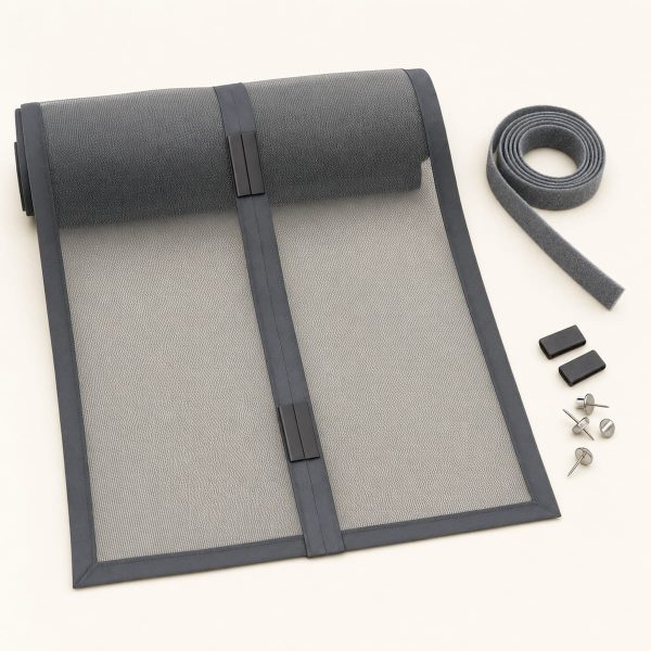 Magnetic screen door installation kit