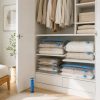 Vacuum storage bags for closet organization