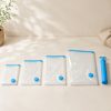 Vacuum storage bags set with manual pump