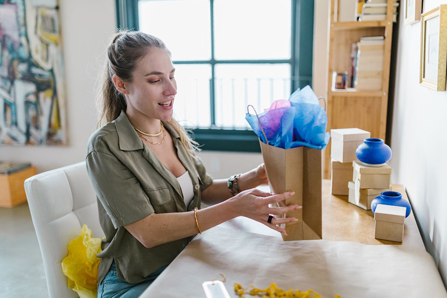 Supplier product preparation and packaging workspace
